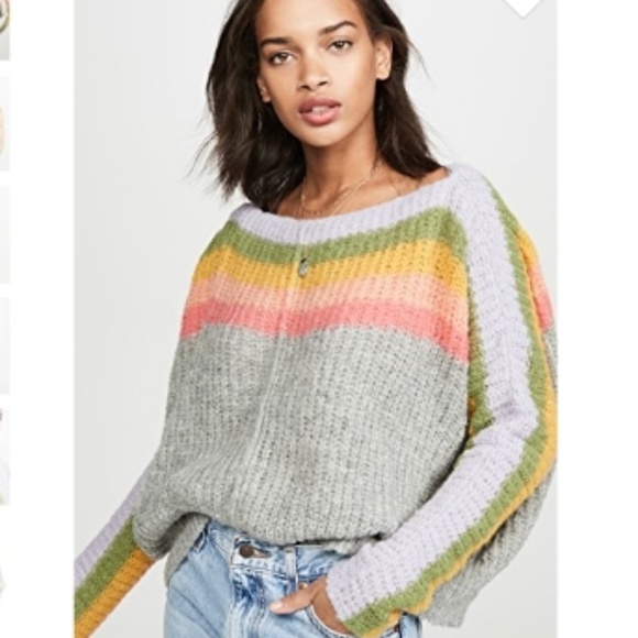 FREE PEOPLE | See The Rainbow Sweater NEW - Picture 6 of 11